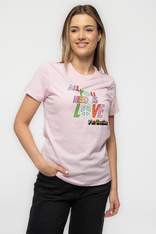 The Beatles All You Need is Love Skinny Fit T Shirt