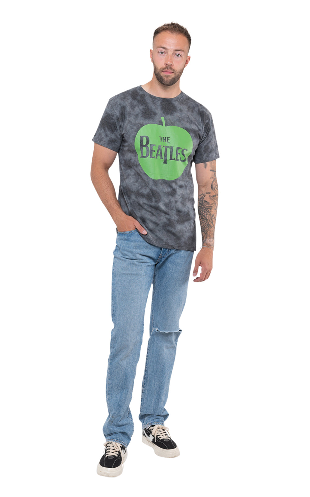 The Beatles Apple Band Logo Dip Dye T Shirt