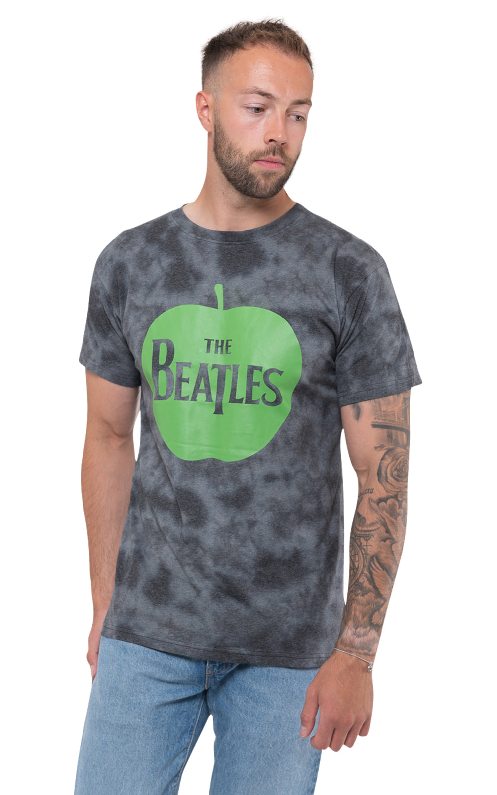 The Beatles Apple Band Logo Dip Dye T Shirt