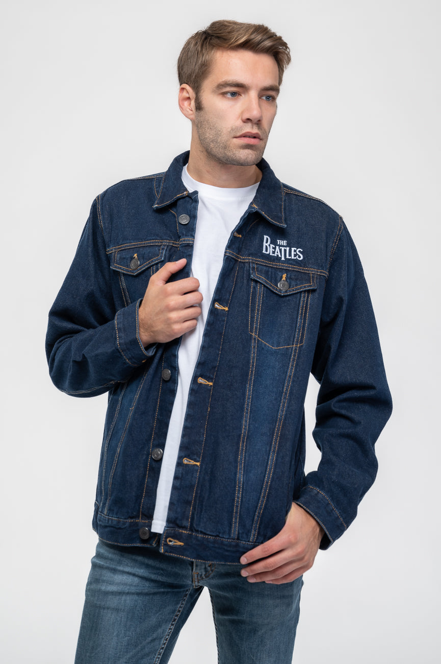 The Beatles Drum Drop T Band Logo Denim Jacket