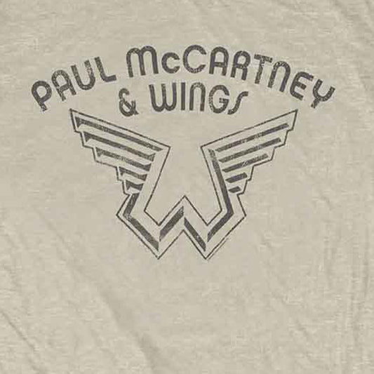 Paul McCartney Wings Logo T Shirt