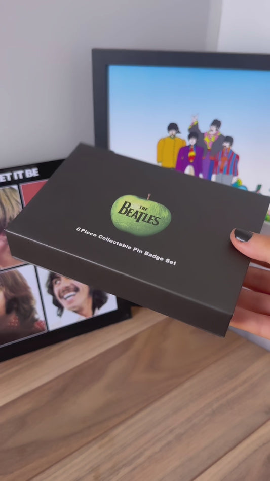 The Beatles Band Logos Boxed Pin Badge Set