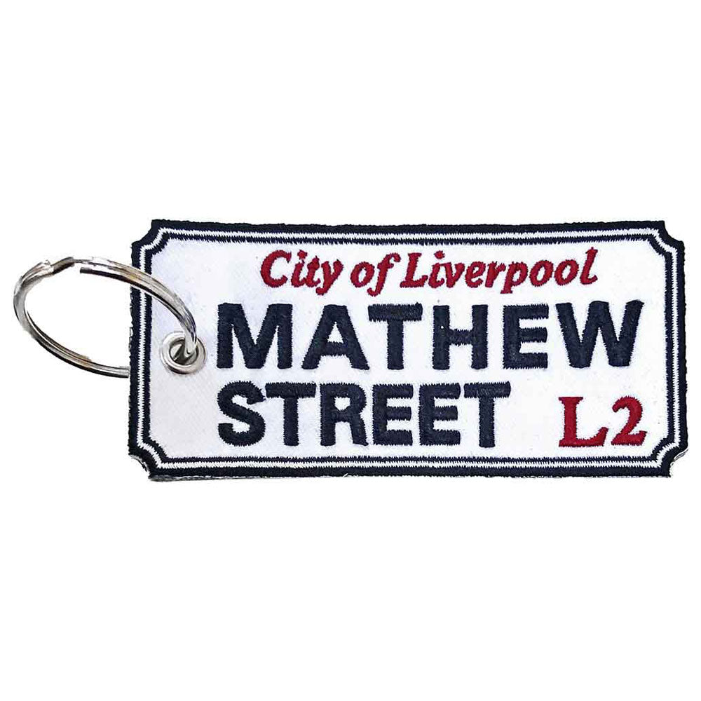 Mathew Street Liverpool Road Sign Keyring