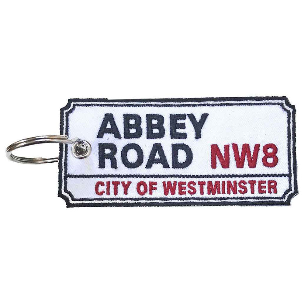 Abbey Road NW London Road Sign Keyring