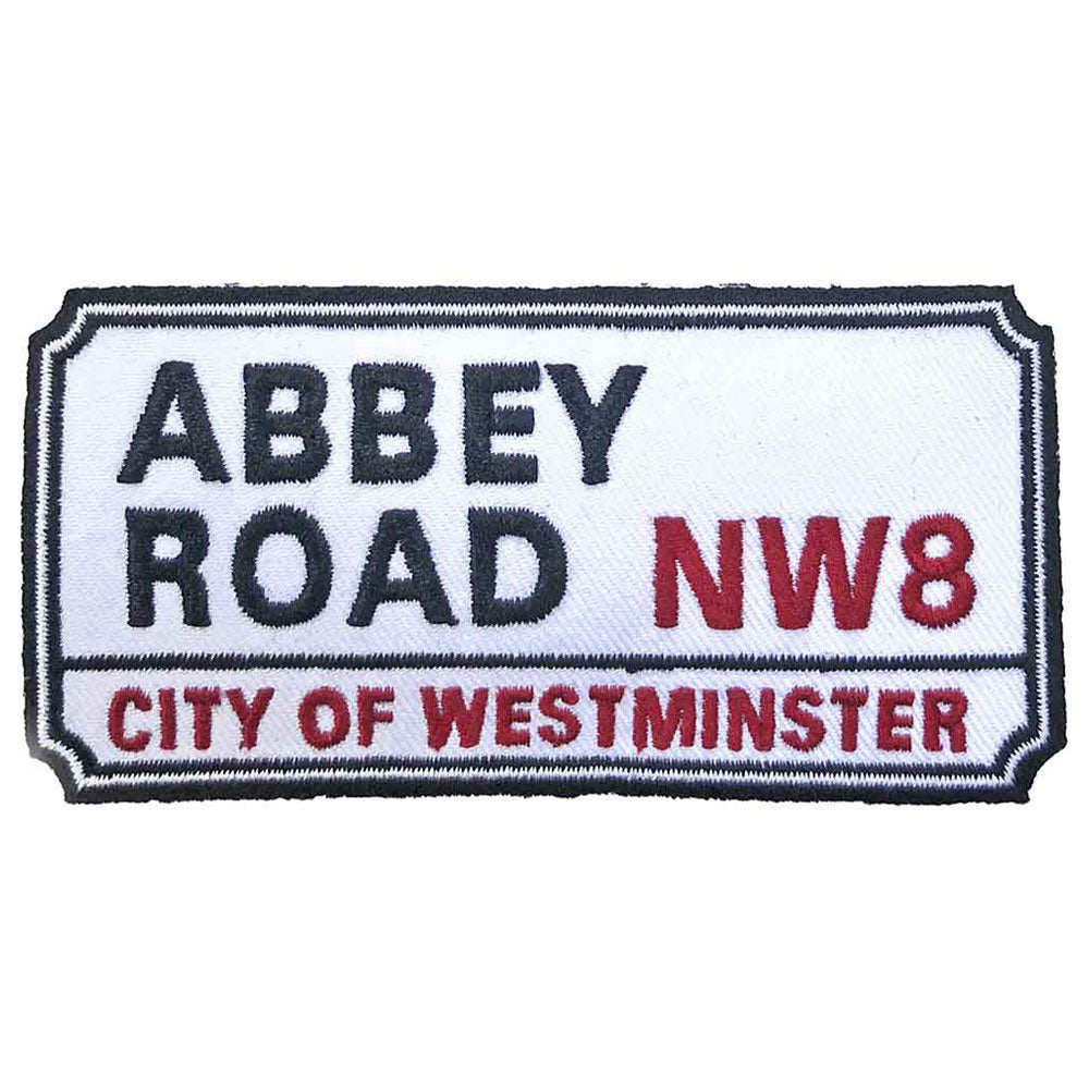 Abbey Road NW London Road Sign Woven Patch