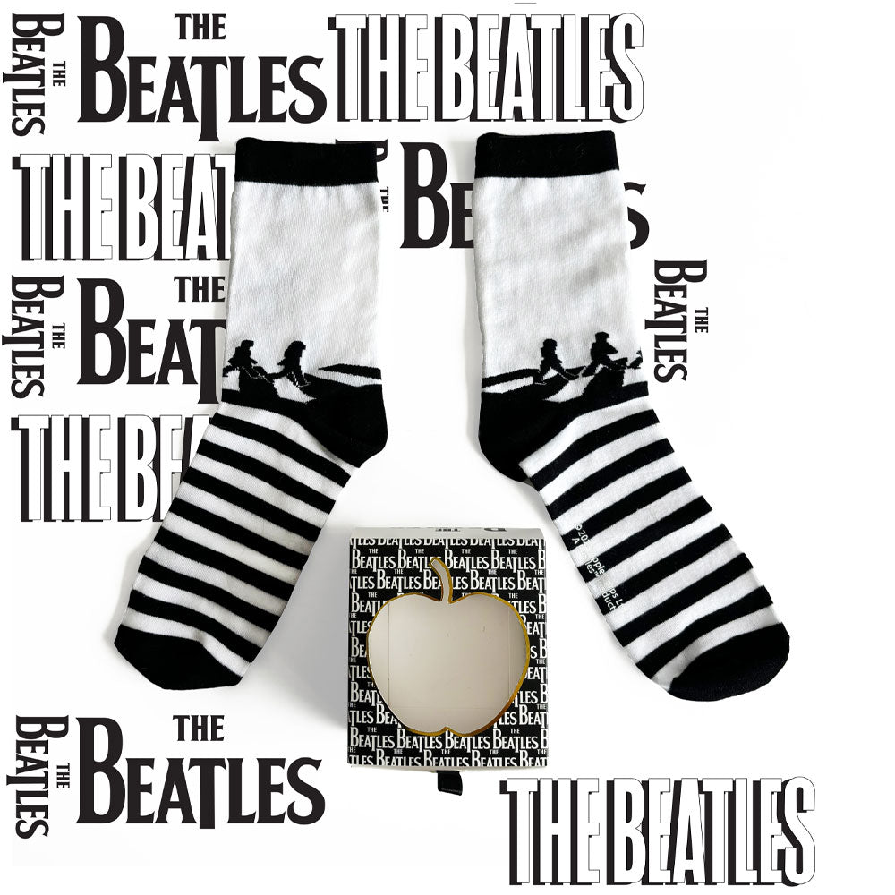 The Beatles Abbey Road Stripy Ankle Socks