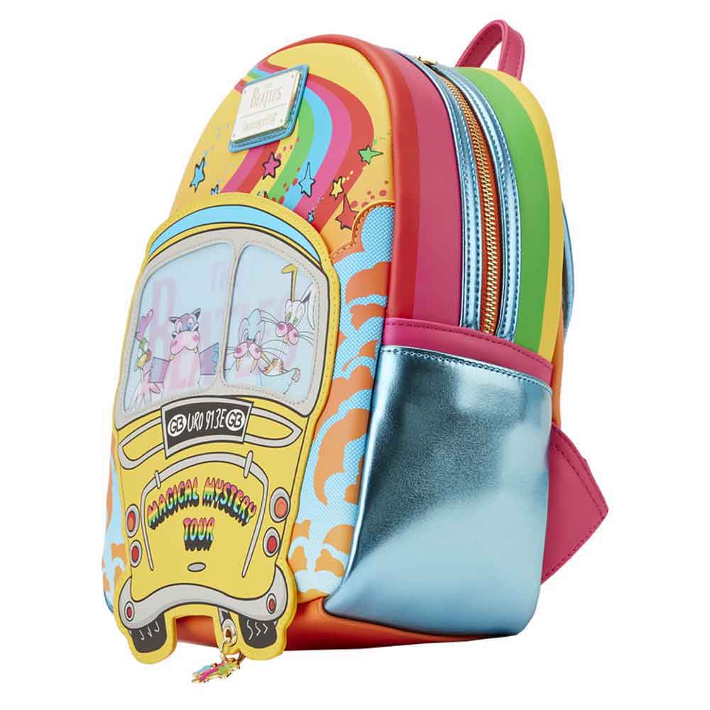 Loungefly The Beatles Mini Backpack Magical Mystery Tour Bus Official new