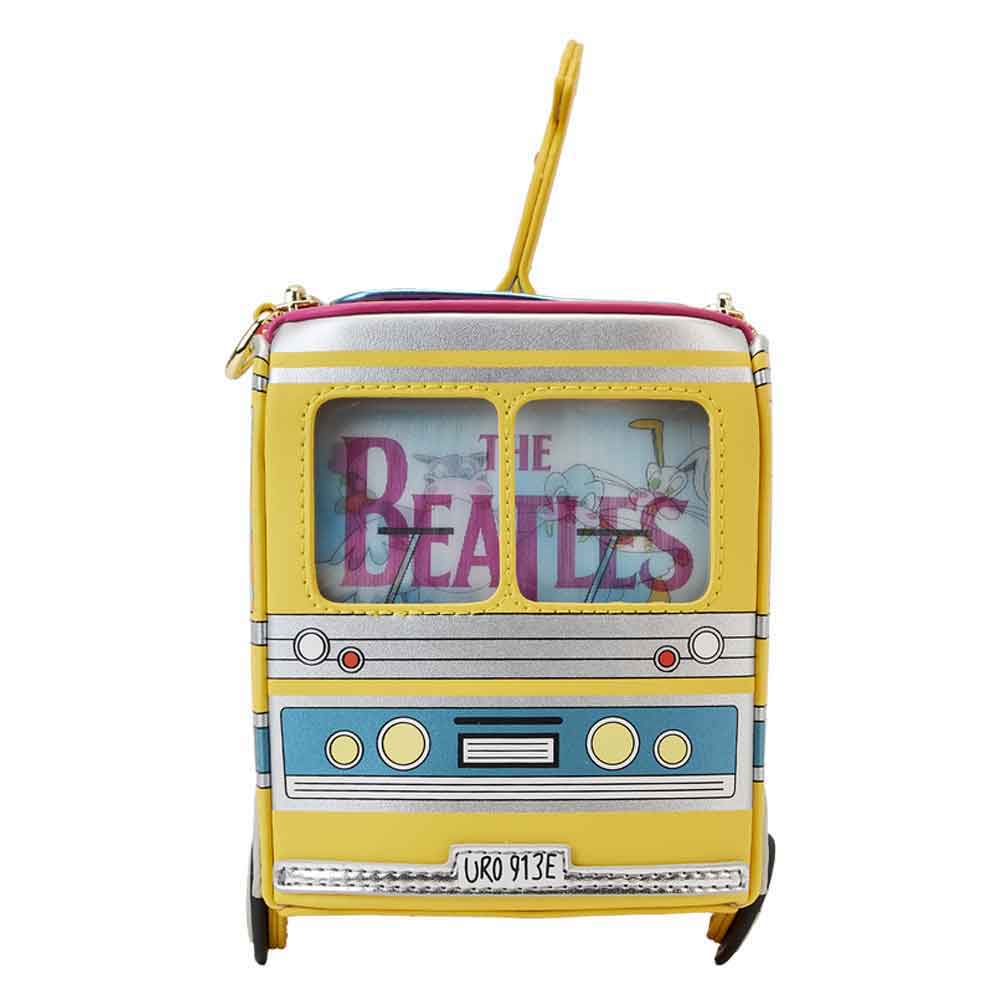 Loungefly Cross Body Bag The Beatles  Magical Mystery Tour Bus Official Yellow