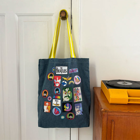 The Beatles Yellow Submarine Demim Tote Bag