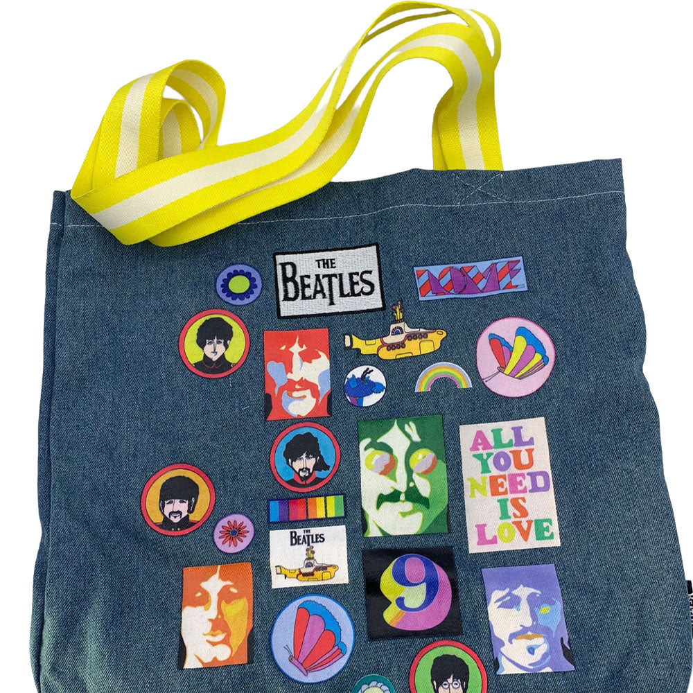 The Beatles Yellow Submarine Demim Tote Bag