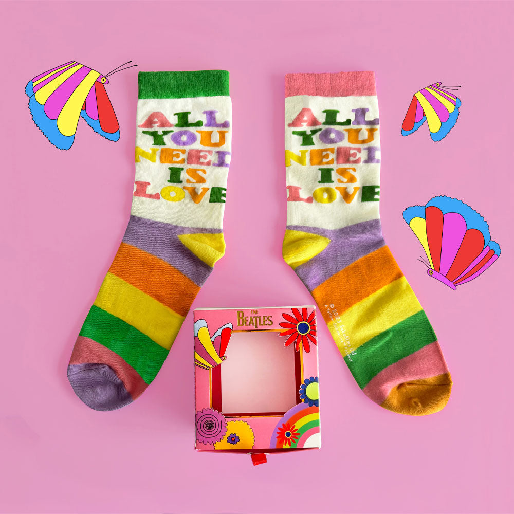 The Beatles All You Need Is Love Ankle Socks