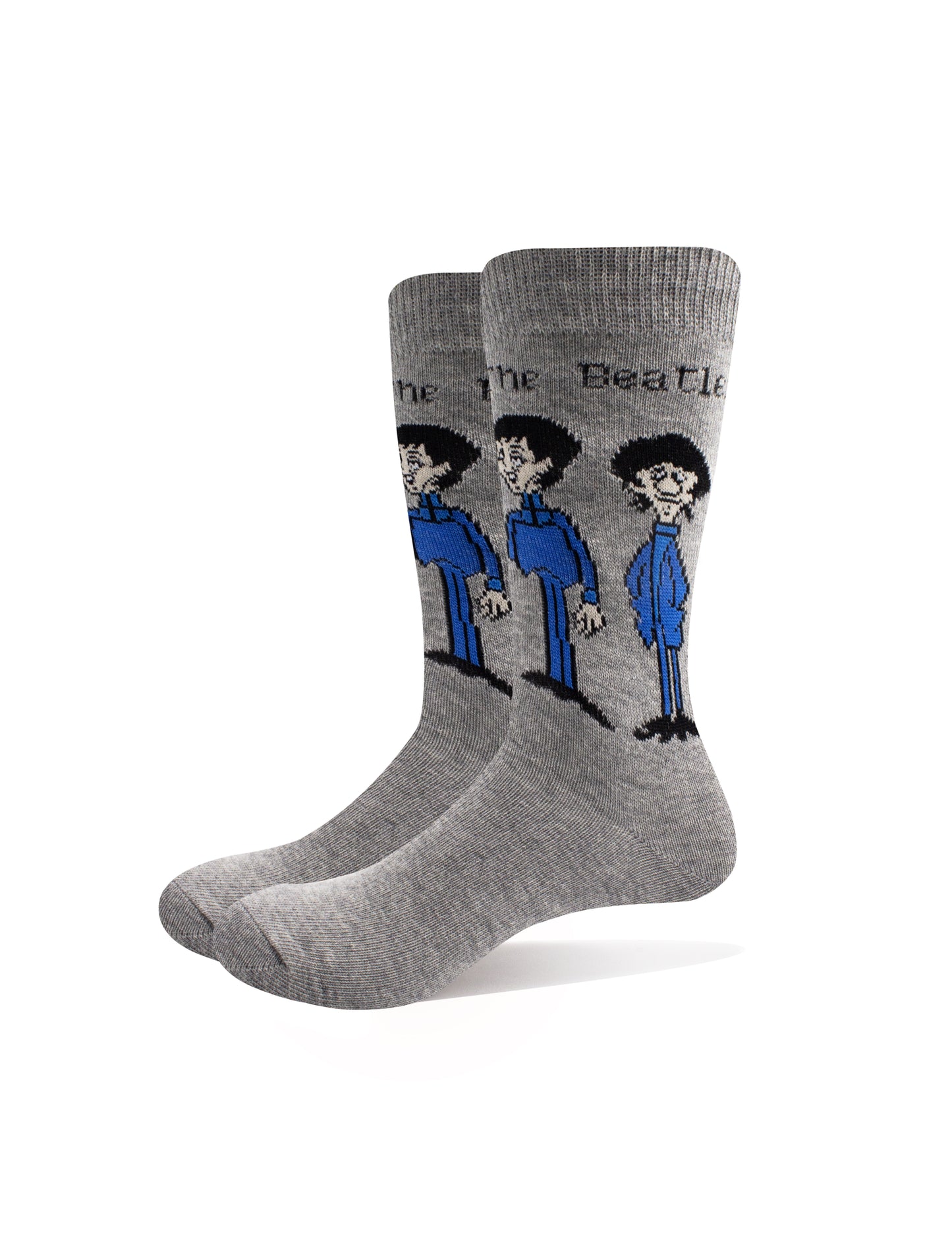 The Beatles Cartoon Group Standing Womens Socks
