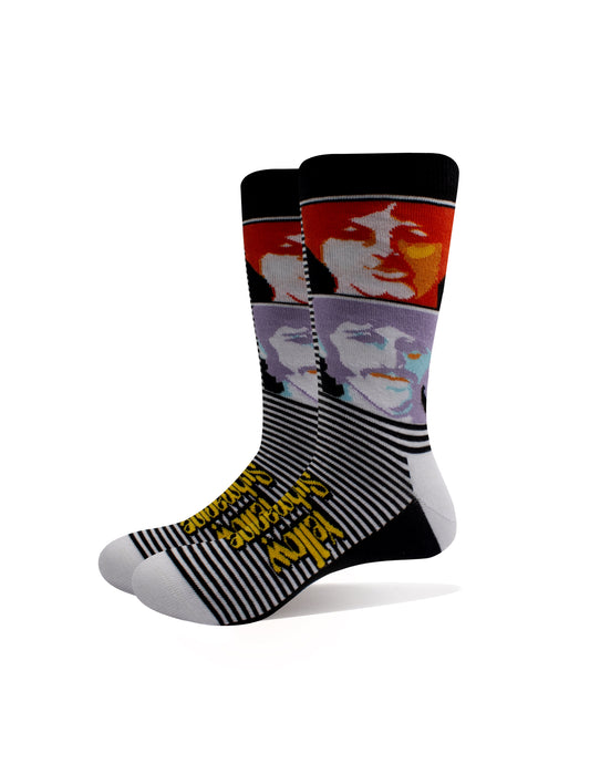 The Beatles Yellow Submarine Sea of Science Colour Socks