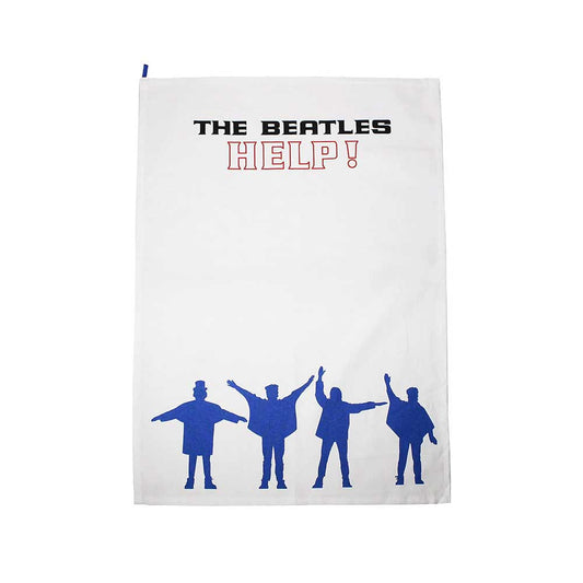 The Beatles Help Band logo Tea Towel