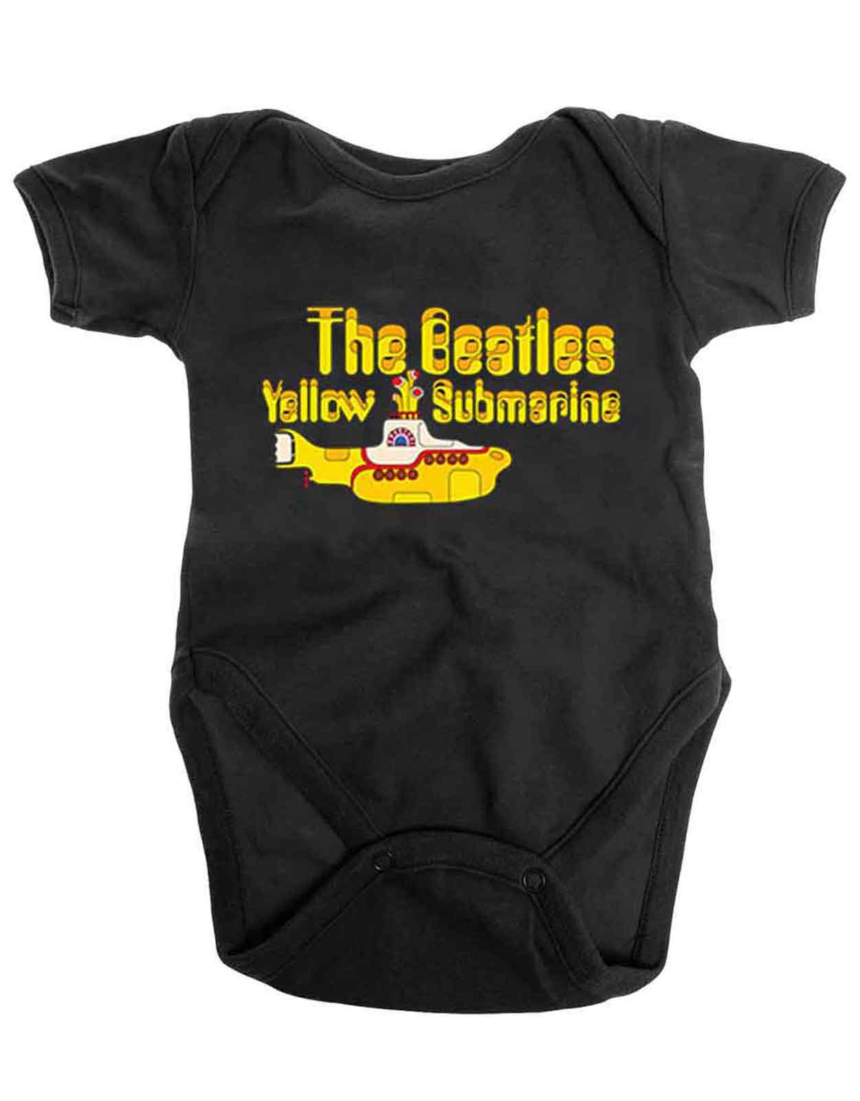 The Beatles Yellow Submarine Logo Baby Grow