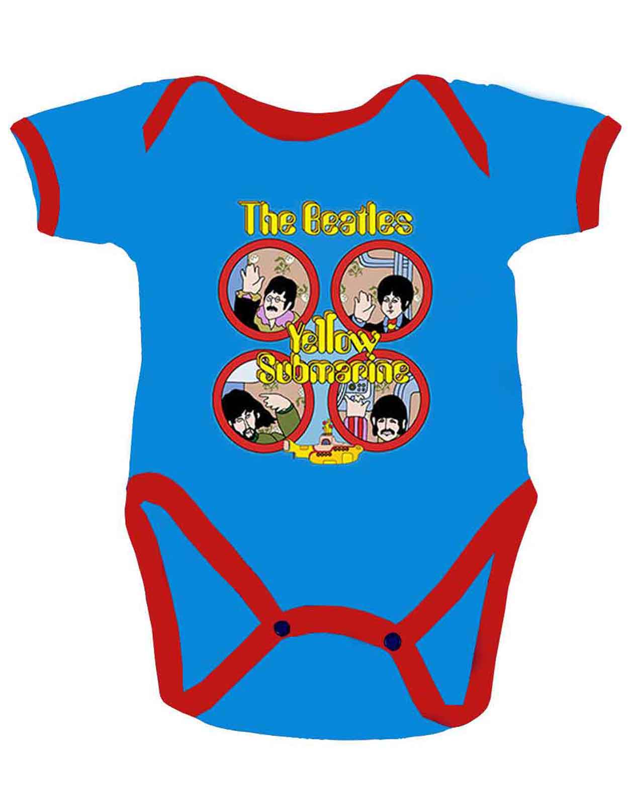 The Beatles Yellow Submarine Portholes Baby Grow