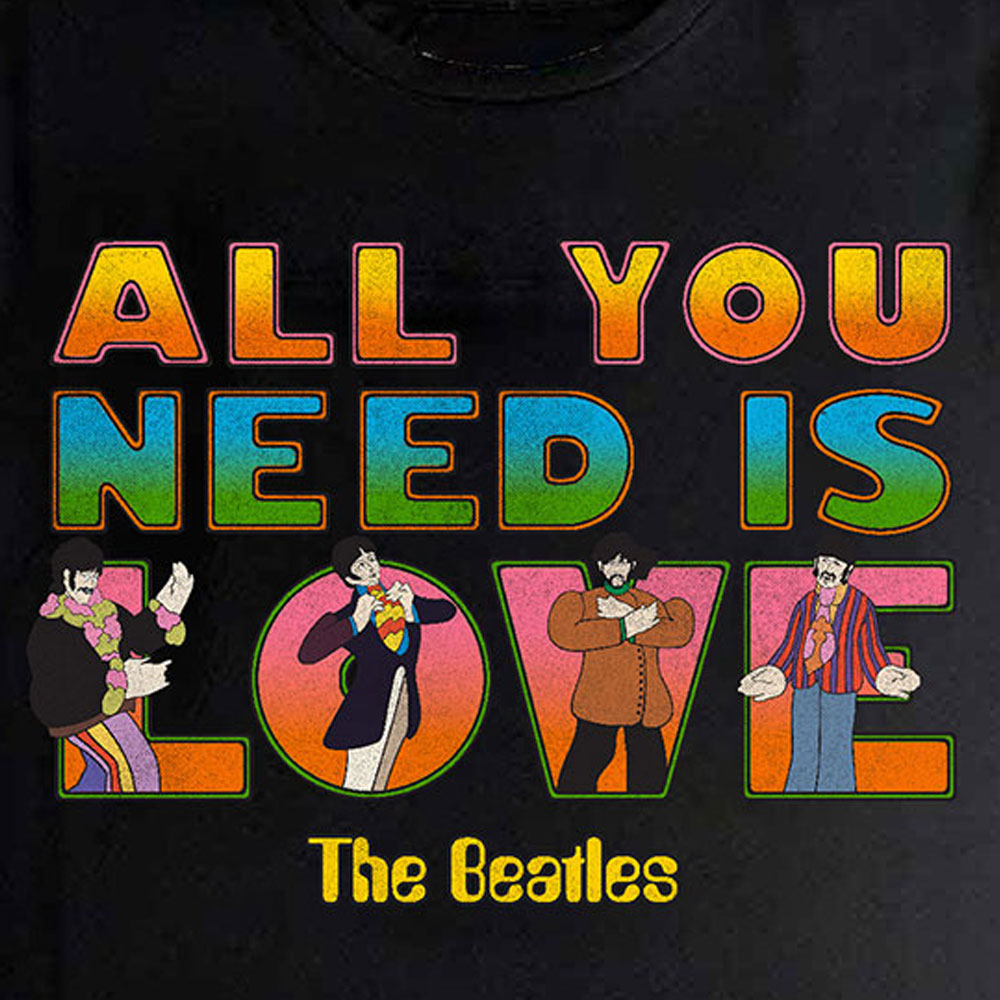 The Beatles Yellow Submarine AYNIL Stacked Crop Top