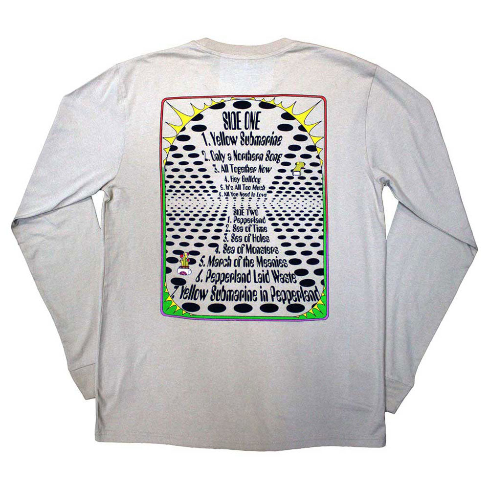 The Beatles Yellow Submarine Tracklist Long Sleeve T Shirt