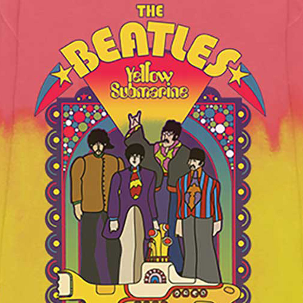 The Beatles Yellow Submarine Band Frame Long Sleeve T Shirt