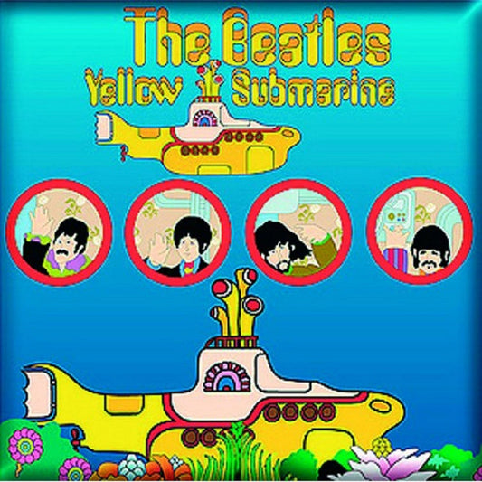 The Beatles Fridge Magnet Yellow Submarine Portholes