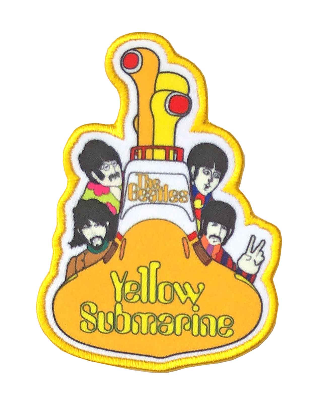 The Beatles Patch Yellow Submarine All Aboard