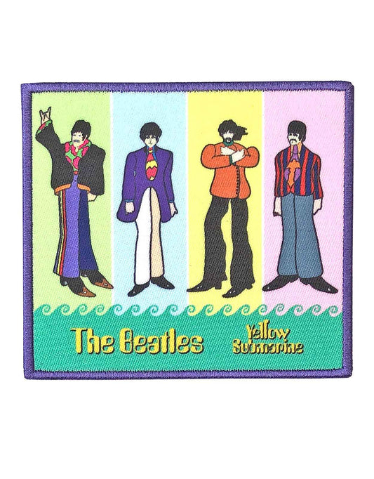 The Beatles Patch Yellow Submarine Band In Stripes