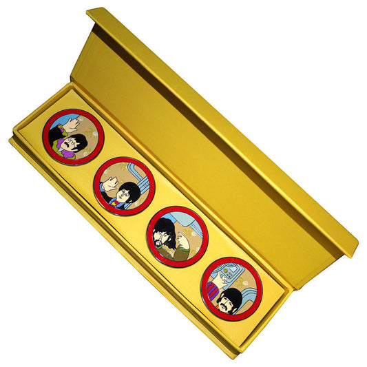 The Beatles Yellow Submarine Portholes Boxed Pin Badge Set