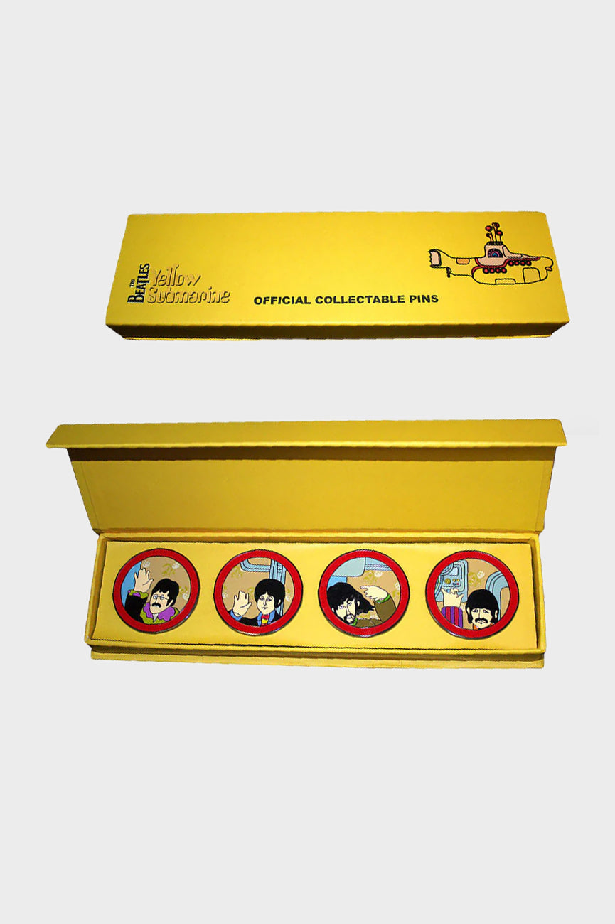 The Beatles Yellow Submarine Portholes Boxed Pin Badge Set