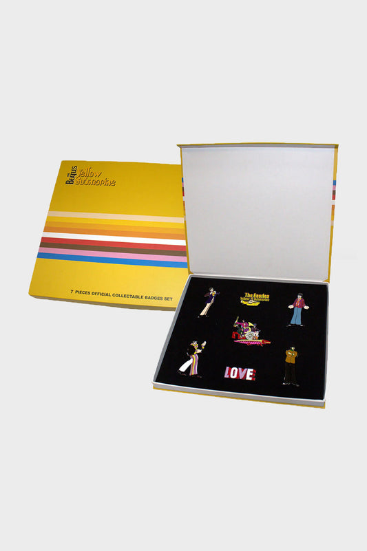 The Beatles Yellow Submarine Band Boxed Pin Badge Set