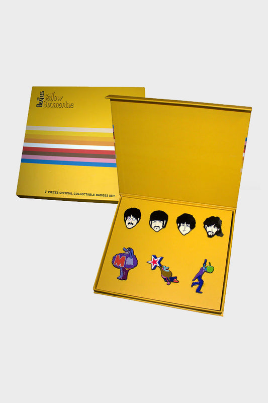 The Beatles Yellow Submarine Characters Boxed Pin Badge Set