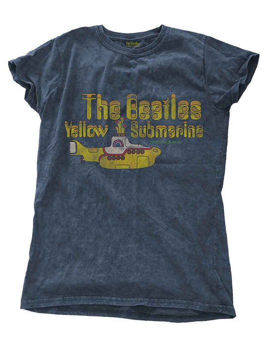The Beatles Yellow Submarine Snow Wash Skinny T Shirt