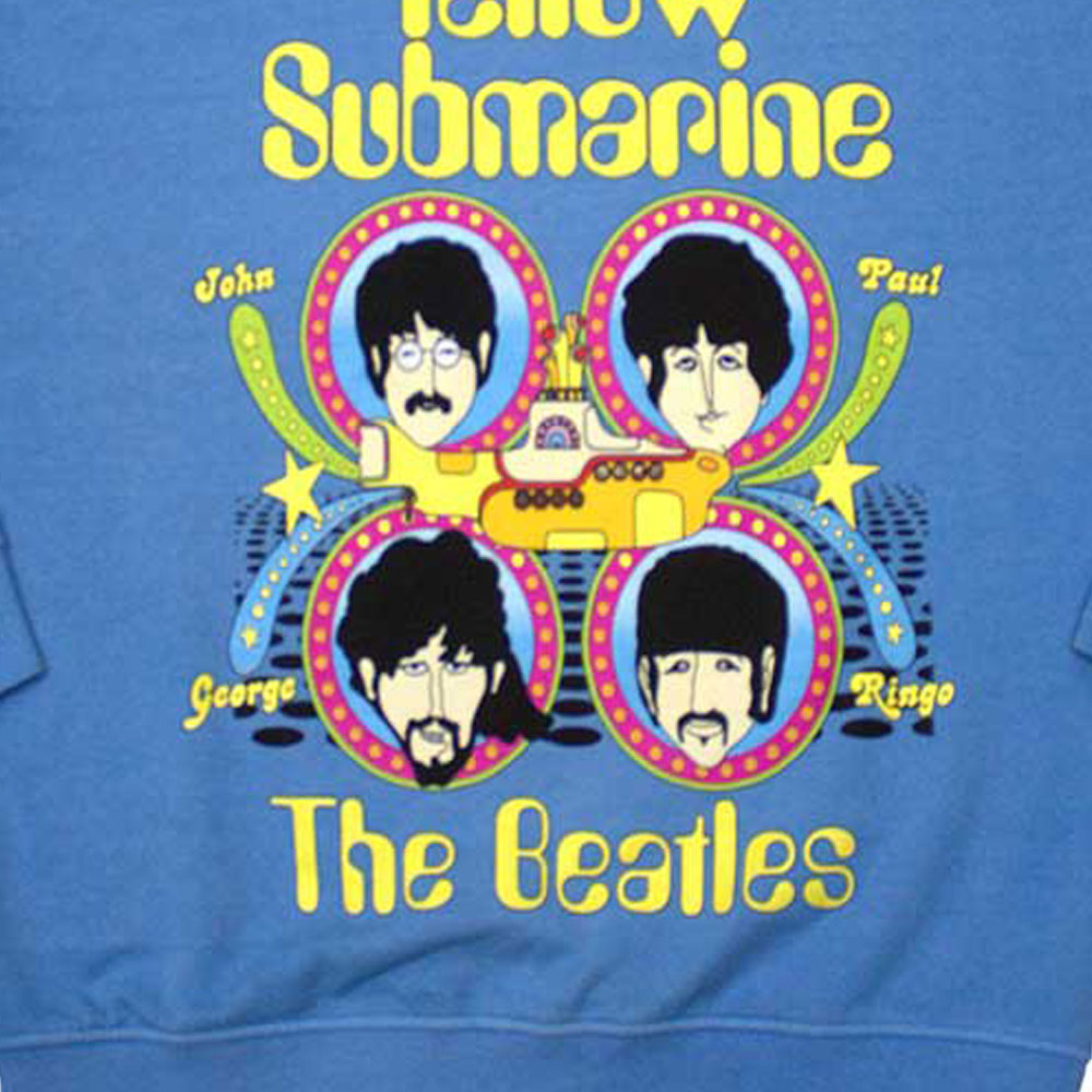 The Beatles Yellow Submarine Heads In Circles Sweatshirt