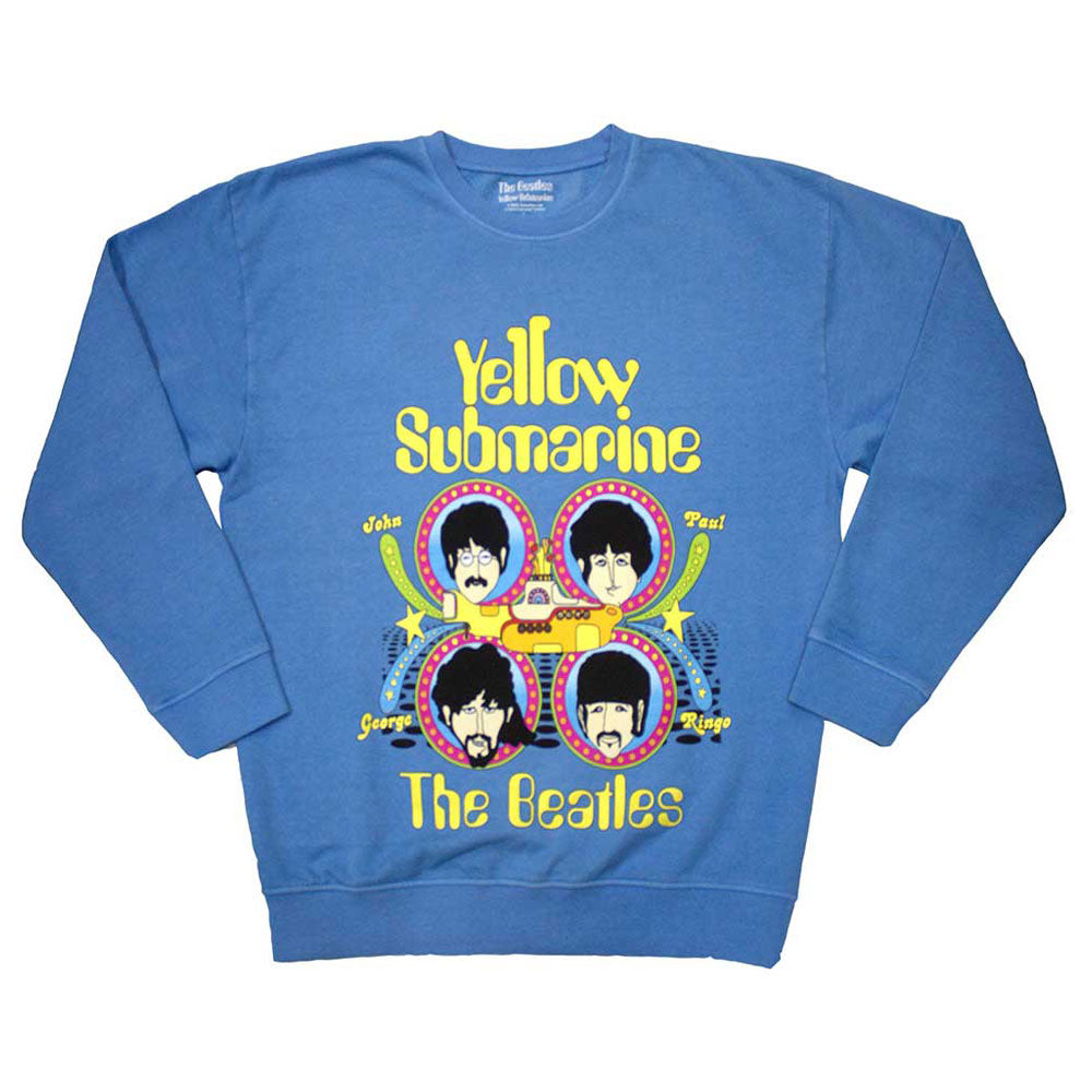 The Beatles Yellow Submarine Heads In Circles Sweatshirt