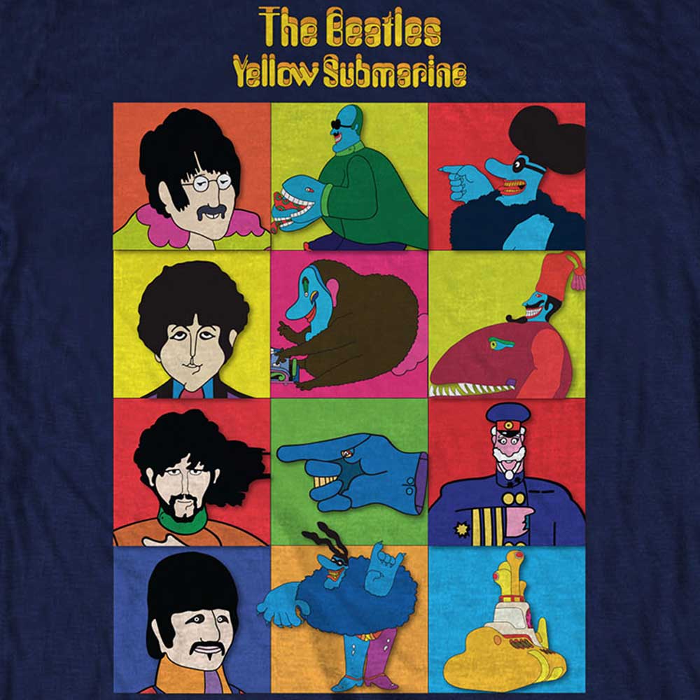 The Beatles Yellow Submarine Characters T Shirt