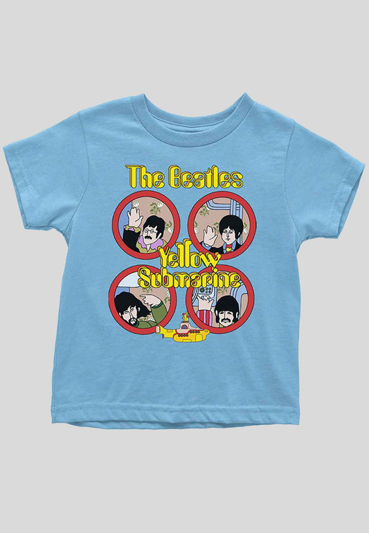 The Beatles Toddler Yellow Submarine Portholes Tee